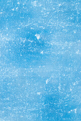 Textured blue and white background.