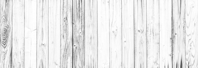 Panorama of white wooden textured backgrounds for design.