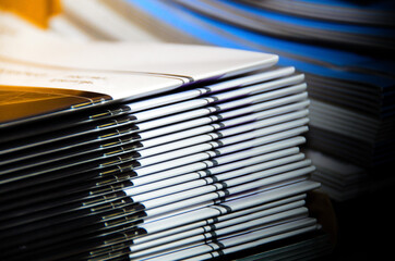 stack of magazines