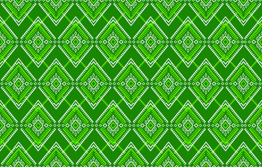 ethnic geometric pattern oriental blossom color seamless Pattern that is completely seamless. Fabric design, curtain design, backdrop design, carpet design, wallpaper design, garment design, wrapping