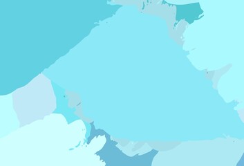 Light Green vector background with abstract shapes.