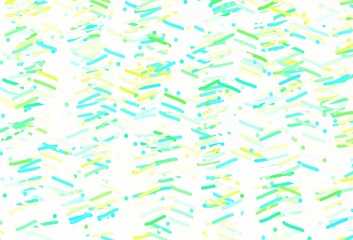 Light Blue, Green vector background with stright stripes.