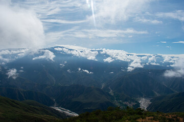 landscape with clouds