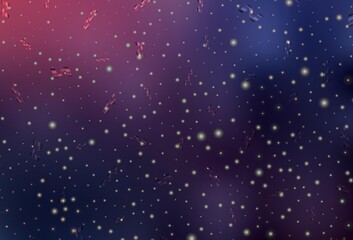 Dark Purple vector template in carnival style.