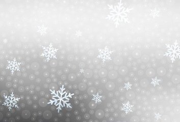 Light Gray vector backdrop in holiday style.
