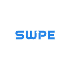 Swipe wordmark, company logo design.