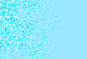 Light Pink, Blue vector elegant template with leaves.