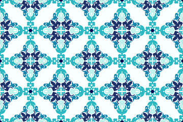 Vintage islamic seamless pattern colorful style backgound