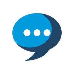 Communication bubble icon