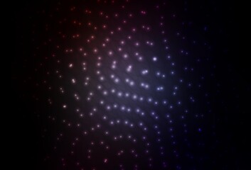Dark Gray vector background with bubbles.