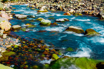 river and rocks