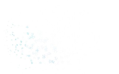 Light Blue, Yellow vector pattern with artificial intelligence network.