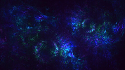 3D rendering abstract multicolor fractal light background