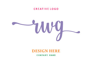 RWG lettering logo is simple, easy to understand and authoritative