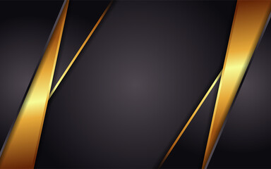 Realistic gradient golden luxury background