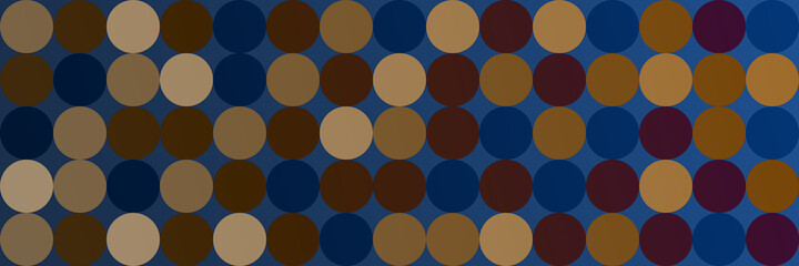 Multicolored circles, vector banner, festive background	