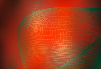 Light Red vector abstract blurred background.