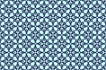 Floral Seamless Pattern Traditional Style