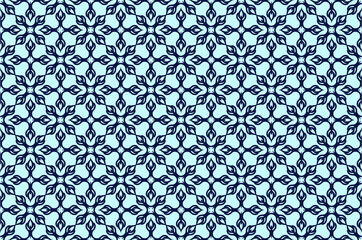 Floral Seamless Pattern Traditional Style