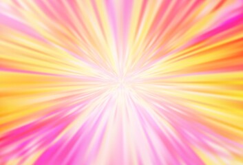 Obraz premium Light Pink, Yellow vector blurred shine abstract template.