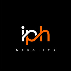 IPH Letter Initial Logo Design Template Vector Illustration