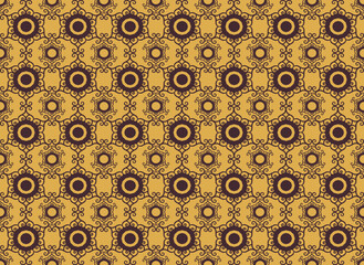 Floral Seamless Pattern Traditional Style