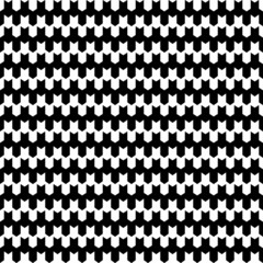 Hounds tooth black and white pattern. Goose foot. Seamless pattern.