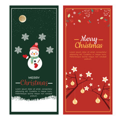 christmas card with santa claus