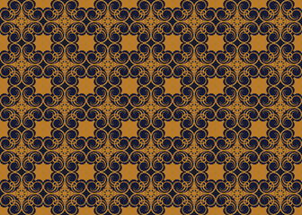 Floral Seamless Pattern Traditional Style