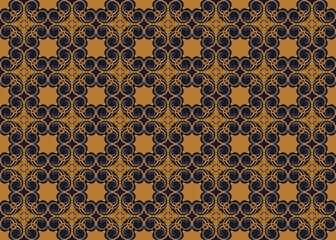 Floral Seamless Pattern Traditional Style