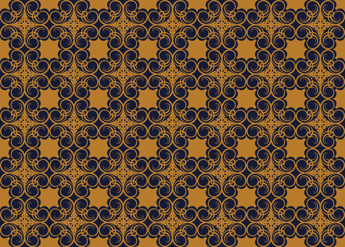Floral Seamless Pattern Traditional Style