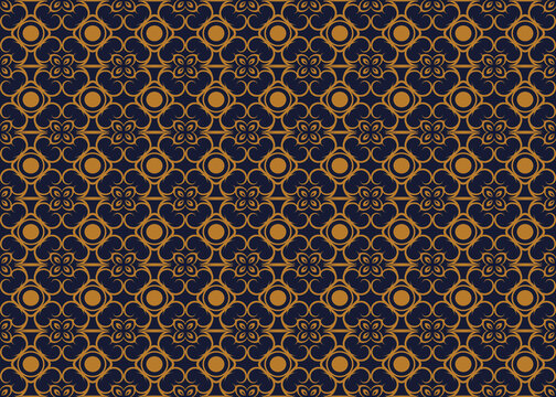 Floral Seamless Pattern Traditional Style