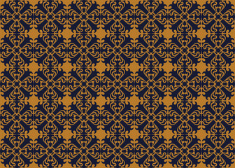 Floral Seamless Pattern Traditional Style
