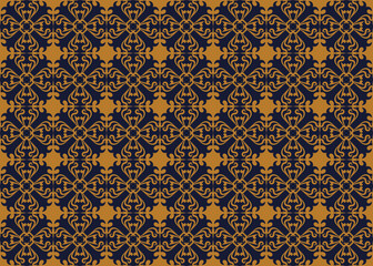 Floral Seamless Pattern Traditional Style