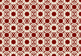 Floral Seamless Pattern Traditional Style