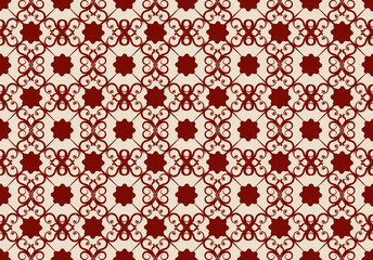 Floral Seamless Pattern Traditional Style