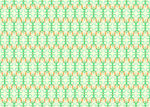 Floral Seamless Pattern Traditional Style