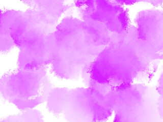 Fototapeta na wymiar Purple watercolor scribble texture. Abstract watercolor on white background. It is a hand drawn ( Purple abstract watercolor background )