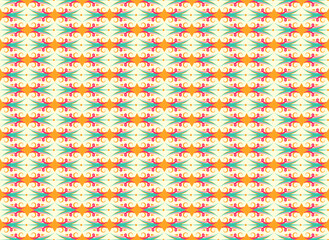 Floral Seamless Pattern Traditional Style