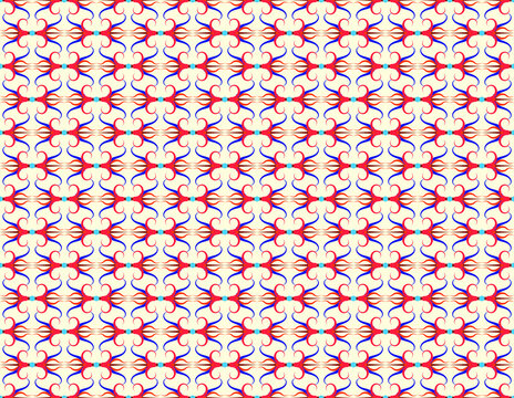 Floral Seamless Pattern Traditional Style