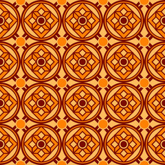 Floral Seamless Pattern Traditional Style