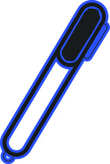 Pen fill
razor, metal, icon, clip, object, tool, paper, steel, sharp, blade, vector, office, business, plastic, illustration, 3d, symbol, shaving, hygiene, equipment, button, paperclip, care, blue