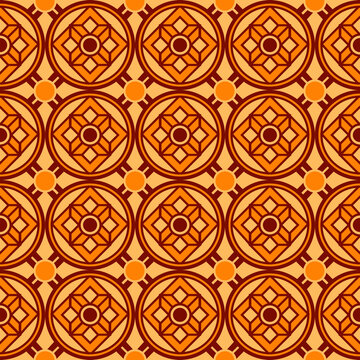 Floral Seamless Pattern Traditional Style