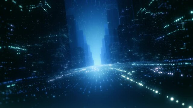 デジタルな都市を走る　ループ