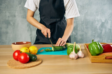 woman lunch at home vegetarian food isolated background