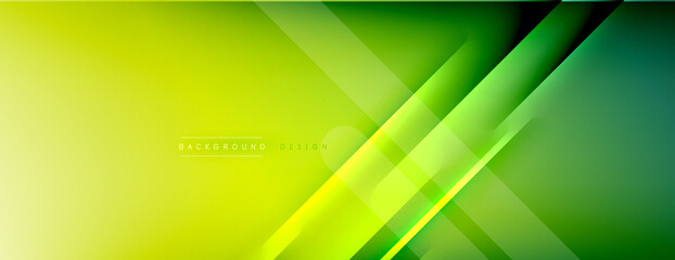 Abstract background - lines composition created with lights and shadows. Technology or business digital template. Trendy simple fluid color gradient abstract background with dynamic