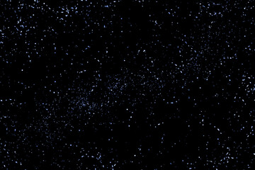 Starry night sky.  Dark night sky with stars. 3D photo of galaxy space. 