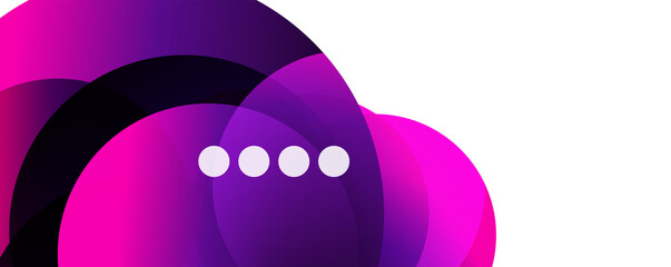 Fluid gradients, swirls and circles. Bright color lines. Vector Illustration For Wallpaper, Banner, Background, Landing Page