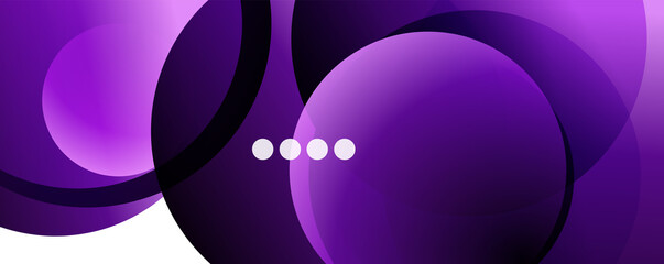 Fluid gradients, swirls and circles. Bright color lines. Vector Illustration For Wallpaper, Banner, Background, Landing Page