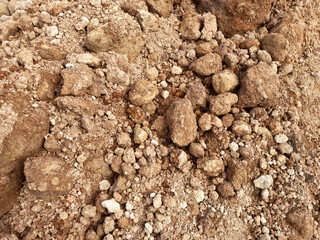 pile of soil and stones